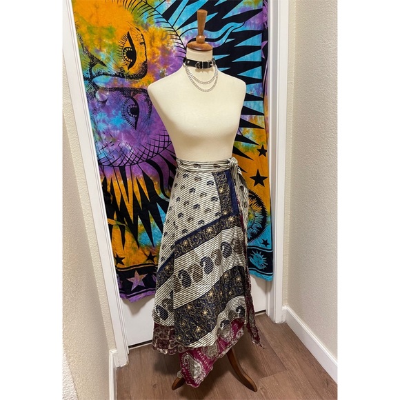 🌈 Gorgeous Vintage boho paisley skirt - Picture 9 of 15